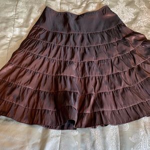A-Line Taffeta Skirt